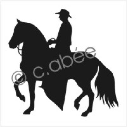 Aufkleber Gangpferde