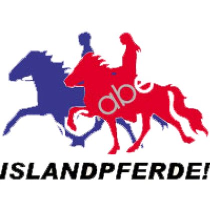 Aufkleber Tölter mehrfarbig